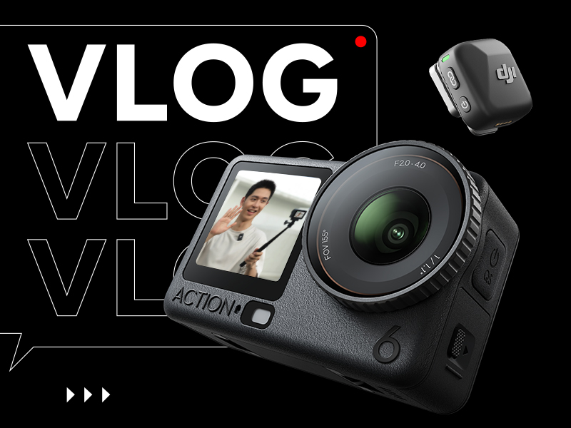 Osmo Action 6 Vlog Bundle (DJI Mic Mini)